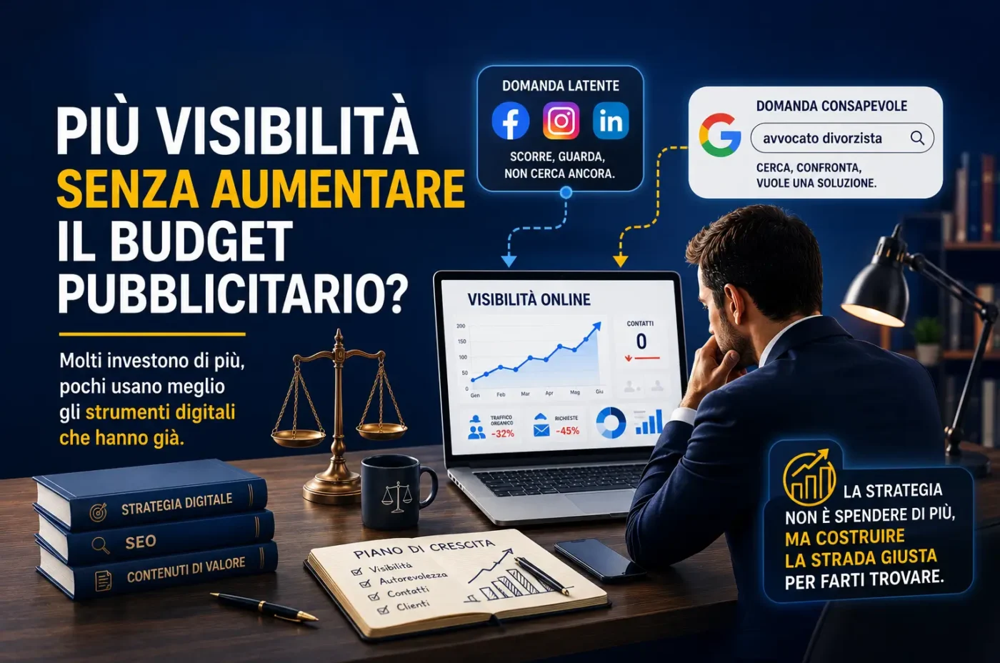 Come aumentare la visibilità online senza aumentare il budget pubblicitario