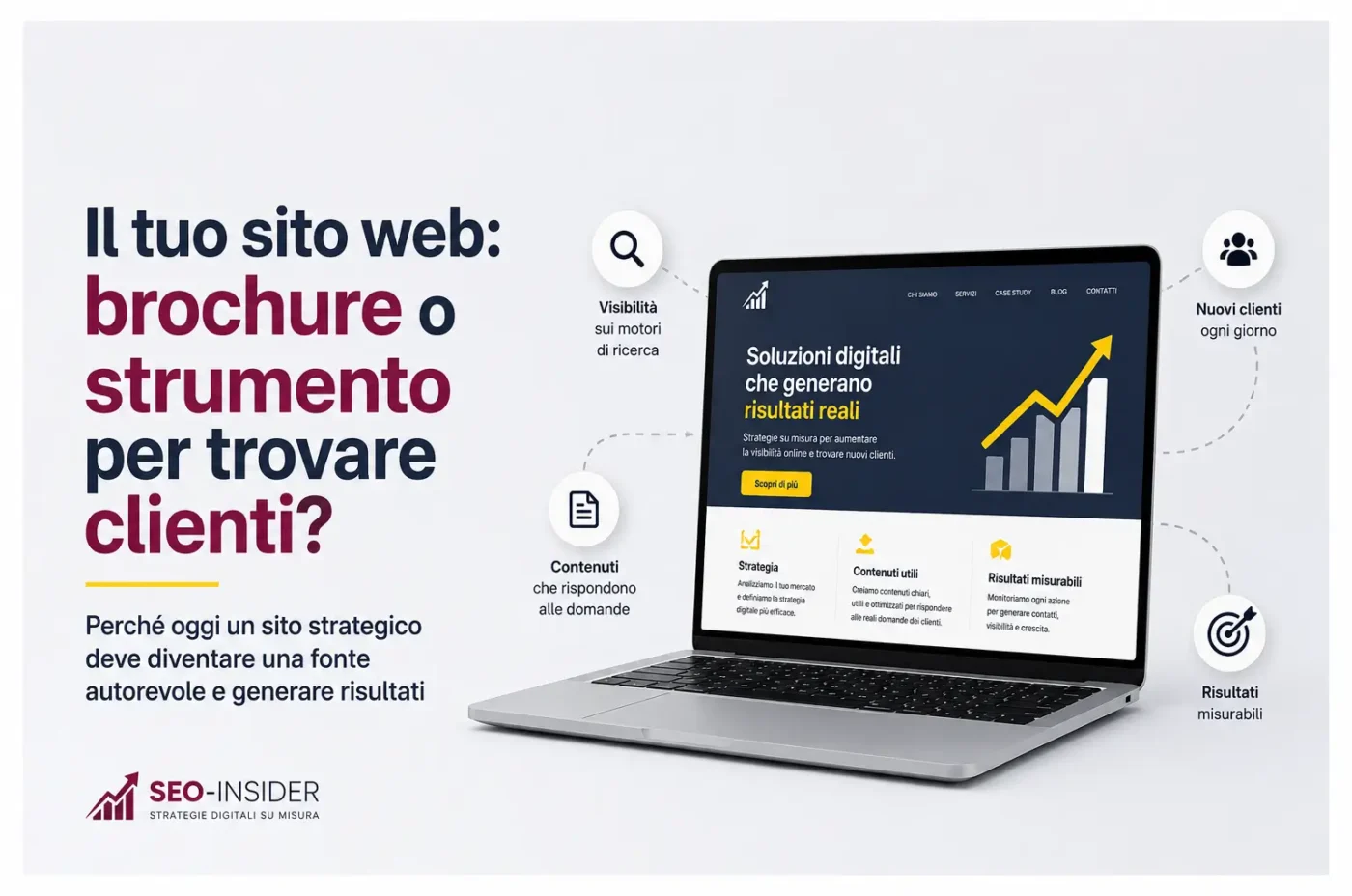 Realizzazione siti web: il tuo sito è una brochure o uno strumento per trovare clienti?