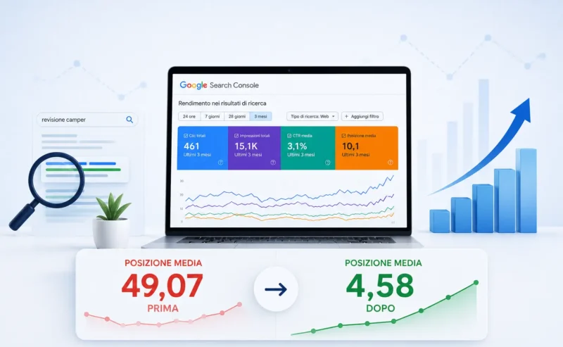 Google Search Console può suggerirti cosa scrivere: un caso SEO reale