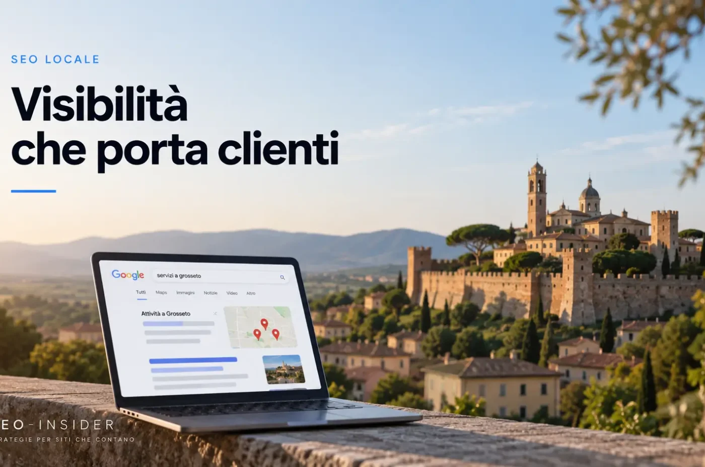 Come essere primi su Google a Grosseto: cosa serve davvero.