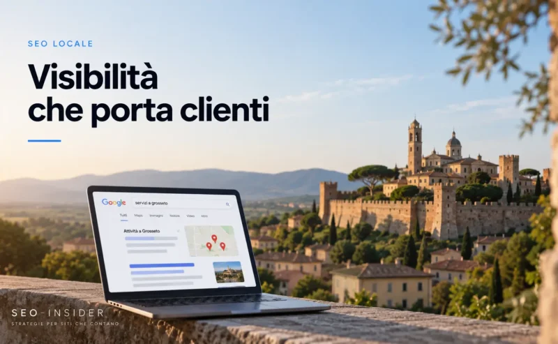 Come essere primi su Google a Grosseto: cosa serve davvero.